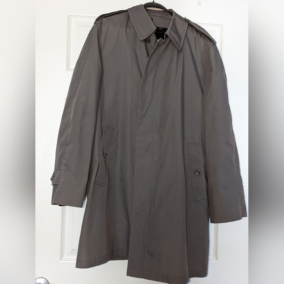 NWOT LONDON FOG MENS MAINCOAT 42 REG WITH WINTER REMOVABLE LINER FALL - Picture 2 of 10